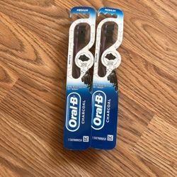 Charcoal Oral B Medium Toothbrushes 
