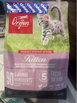 Orijen Kitten kibbles new bag un opened