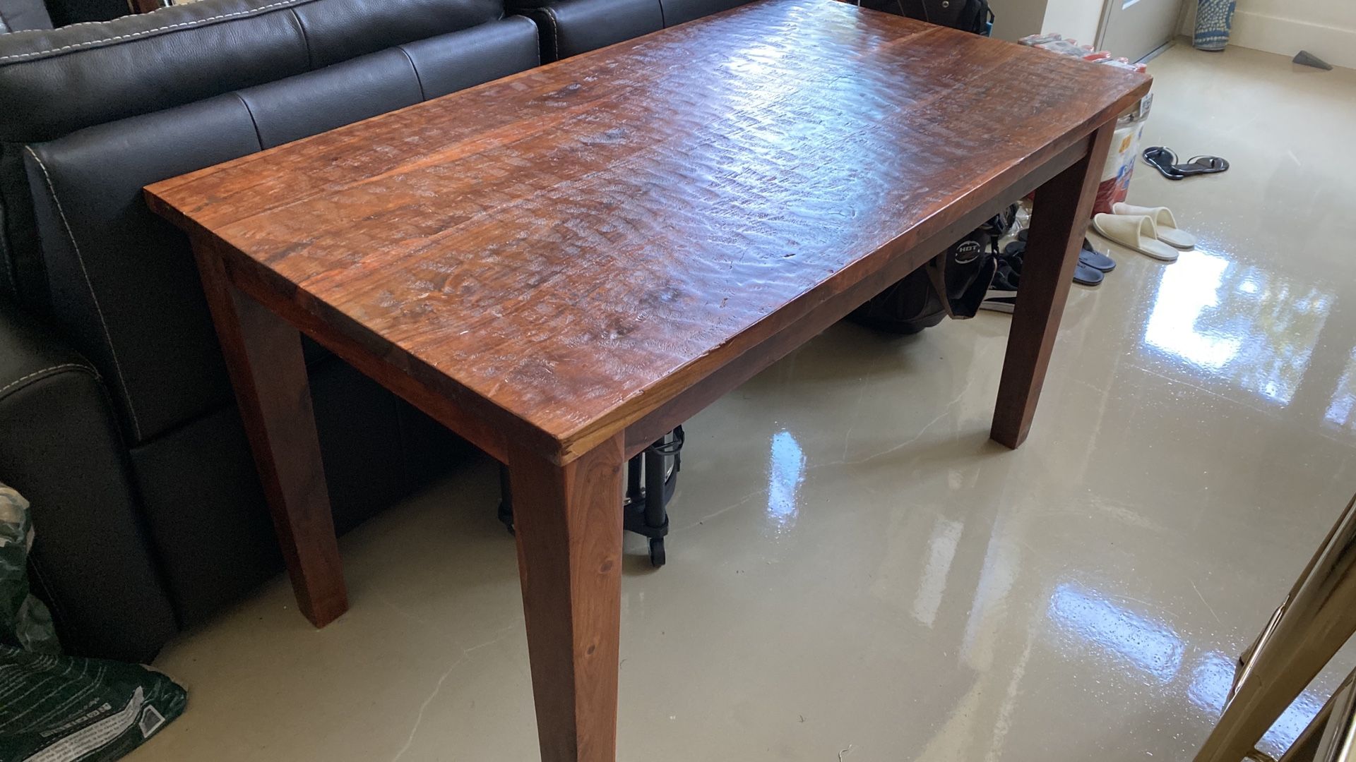 Solid Wood Dining + Console + End Tables $225 OBO