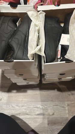 Black Air Force 1 Nike new