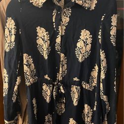 Windsor Button Up Dress Or can be worn as cardigan