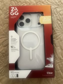 ZAGG - Crystal Palace Lite Snap Ultra-slim MagSafe-compatible for Apple iPhone 17 Pro Max - Clear