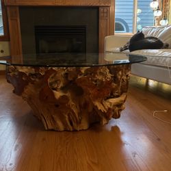Teak Coffee Table And side Table 