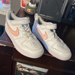 Pink And White Nikes