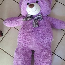 Purple Plush Teddy Bear