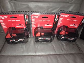 Milwaukee M18 RedLithium XC 5.0 Batteries (3-Pack)
