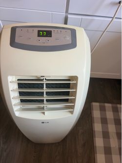 LG 10,000 BTU portable air conditioner unit with built-in dehumidification