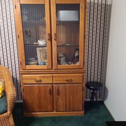 Solid Oak cabinet FREE