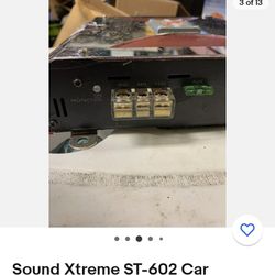 Sound Xtreme ST602  Audio Amplifier 