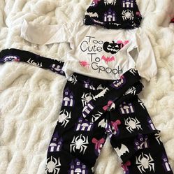 Cutesie Halloween Outfit W/Accessories