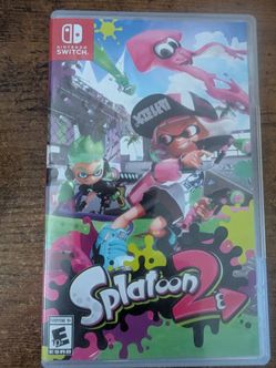 Nintendo Switch game splatoon 2