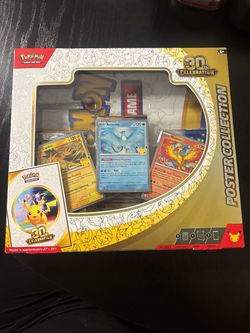 Pokemon Cards 30th Poster Collection Box