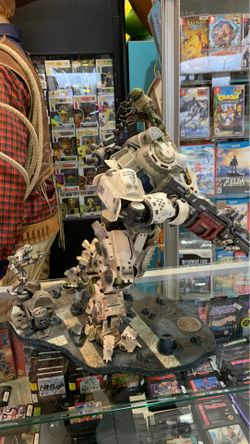 Titans fall statue