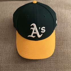 New Era MLB ATHLETICS LOW PROFILE HAT Size 7  1/4