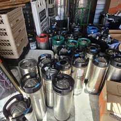 Lots Of Homebrew Kegs 