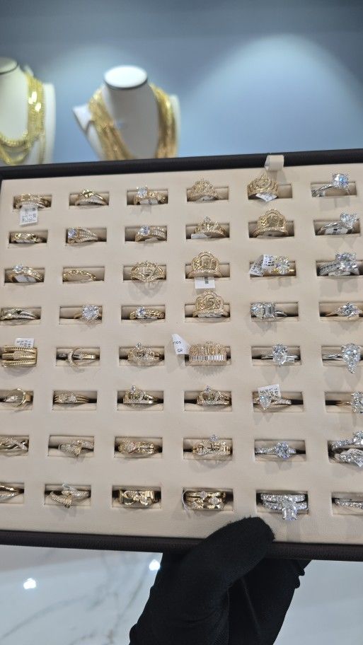 Anillos De Oro 14 K