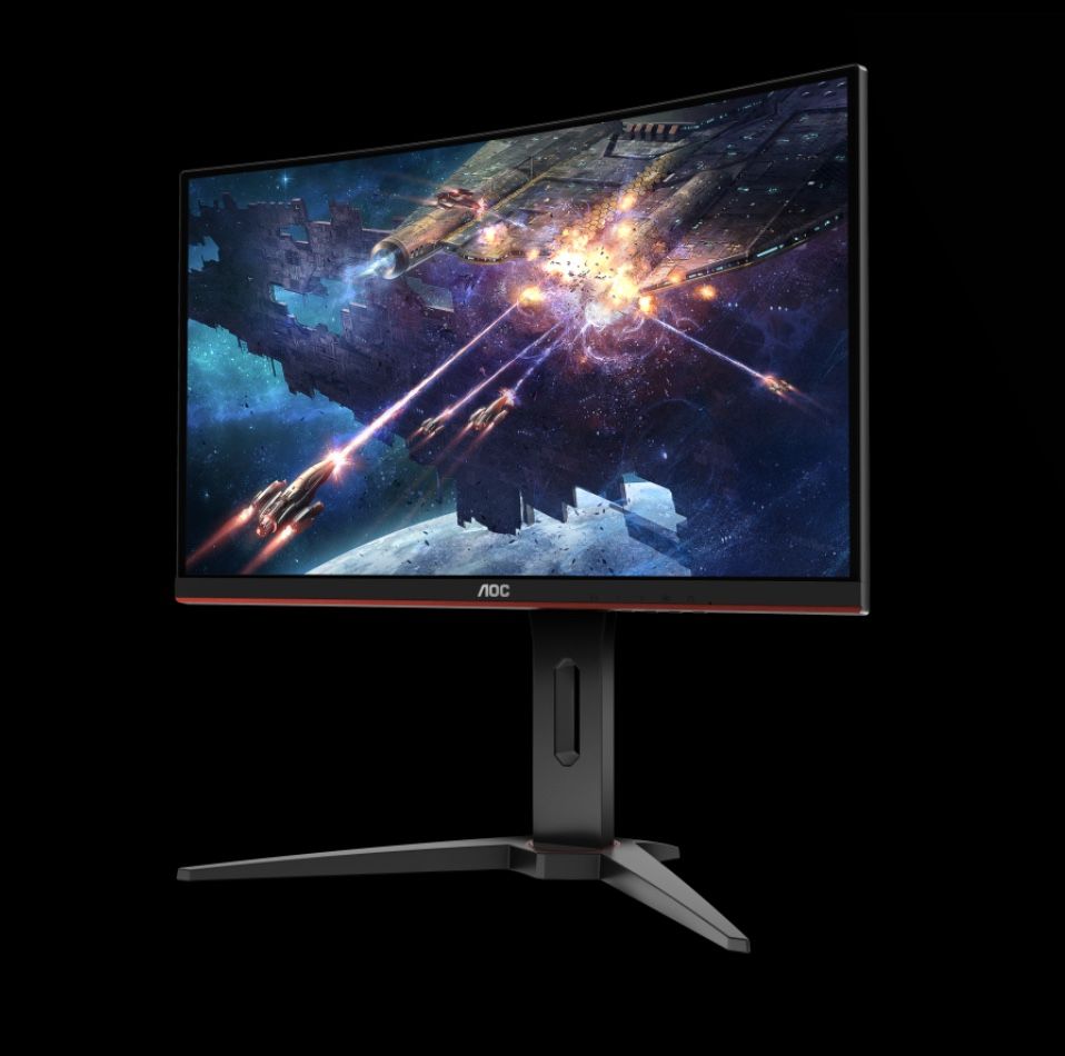AOC 27” Curved Gaming Monitor – 144Hz, 1ms, FreeSync – 3 Available – Boxed