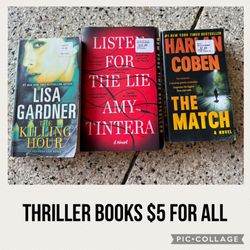 Thriller Book Novels 