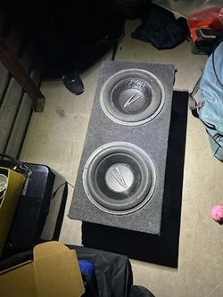 Tested Dual 12" Audiobahn Subwoofers in Enclosure Box – Sounds Great!