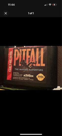 Sega Genesis Pitfall: The Mayan Adventure 1994 Retro Game Cartridge