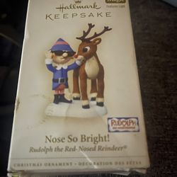 Hallmark Rudolph, the red nose, reindeer, collectible