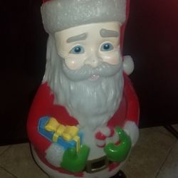 Santa's Best, Christmas Holiday Decorations, Lighted Santa Claus, Carrying Holiday Gifts, Indoor and Outdoor, Measures 24" in Height, Brand New!