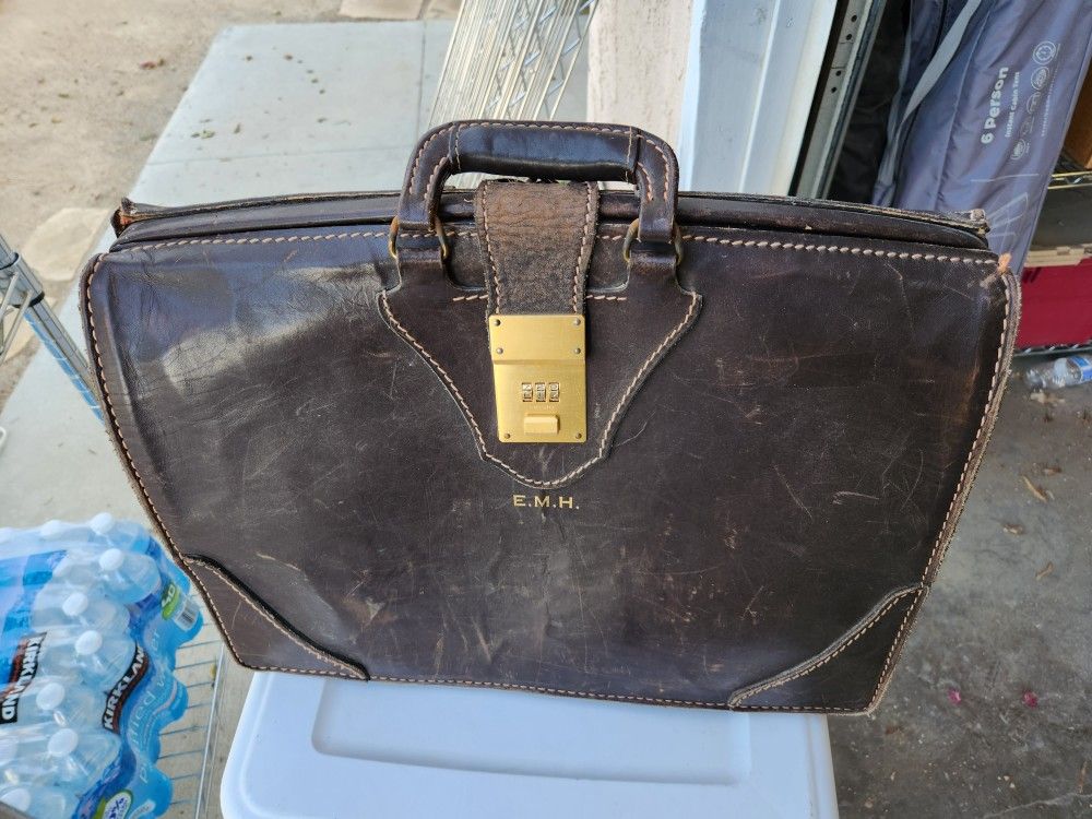 Vintage Leather Briefcase
