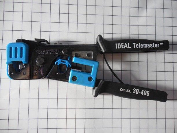 IDEAL Telecaster #30-496 Non-Ratchet For RJ-11/RJ-45 Modular Plug