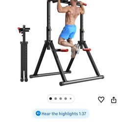 Folding Pull Up Bar Dip Bar 