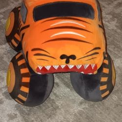 Tiger Truck Pillow