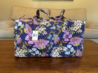 NWT Vera Bradley Large Traveler Bag  Pattern: Coffee Garden 