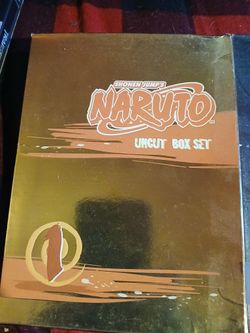 Naruto Uncut Box Set 1 And 2 DVD's