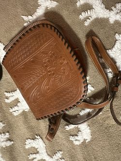 Italian Leather Crossbody Purse