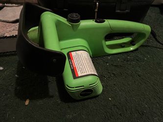 Green Electric Chainsaw 120V