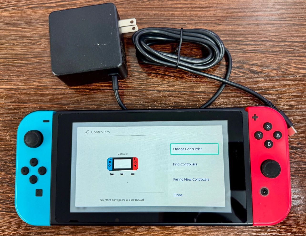 Nintendo Switch Handheld Console v2 Neon Blue Red Joy-Cons