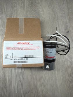 Humphrey Solenoid Valve New  062-4E1-36-120 50/60