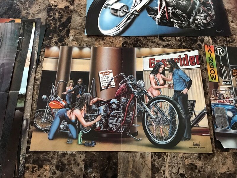Dave Mann, 70s 80s Easy Rider Centerfolds