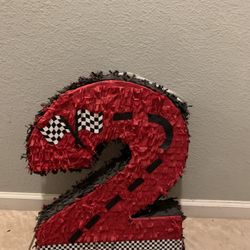 Piñata Number  2 Race Car Theme