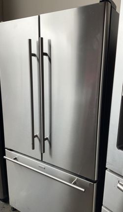 Jenn Air 3-Door Black Stainless Refrigerator
