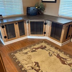 Beautiful custom-designed and built animal enclosure.