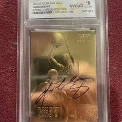 1996/97 Fleer Gold KOBE BRYANT rookie WCG 10