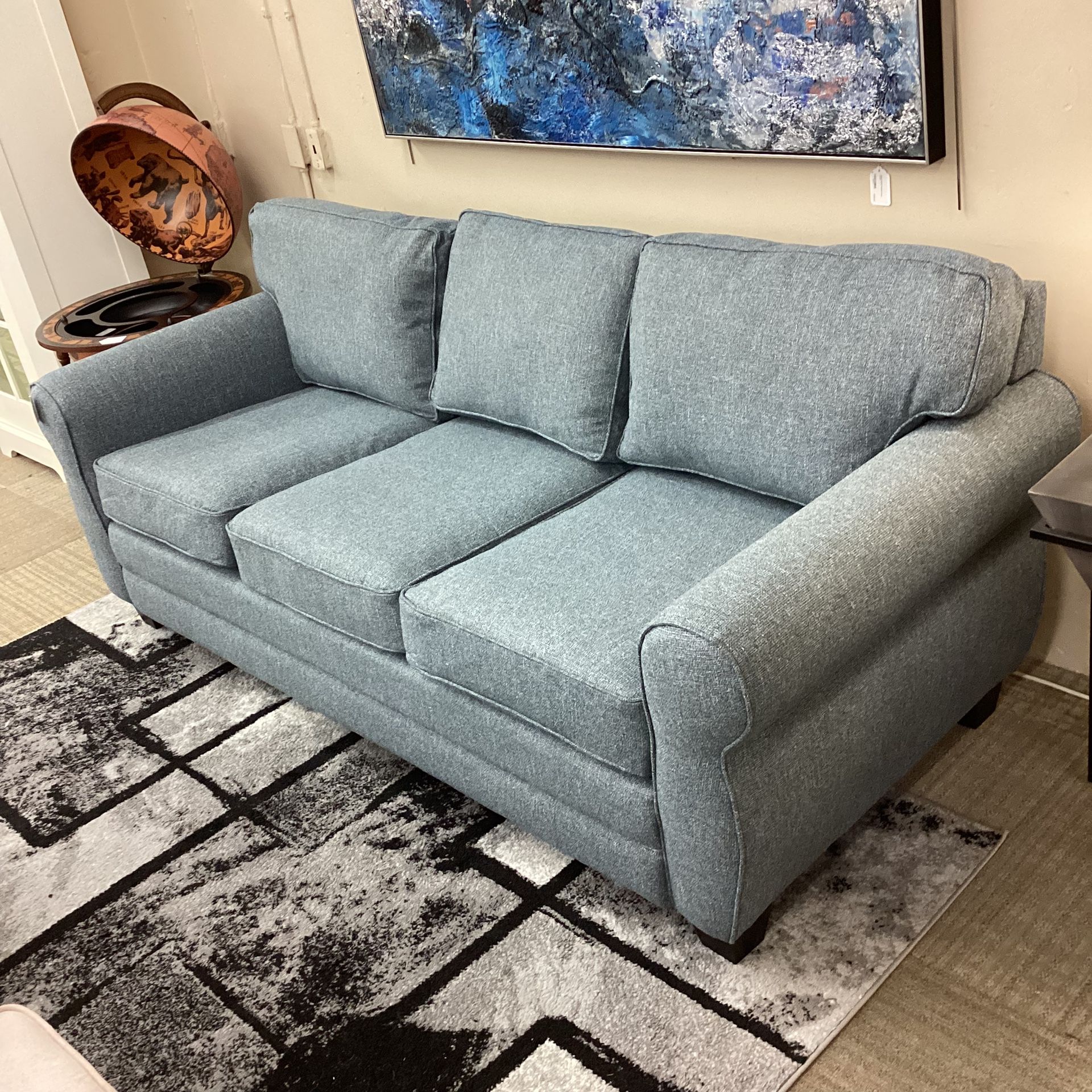 Cozy Cool Grey Sofa