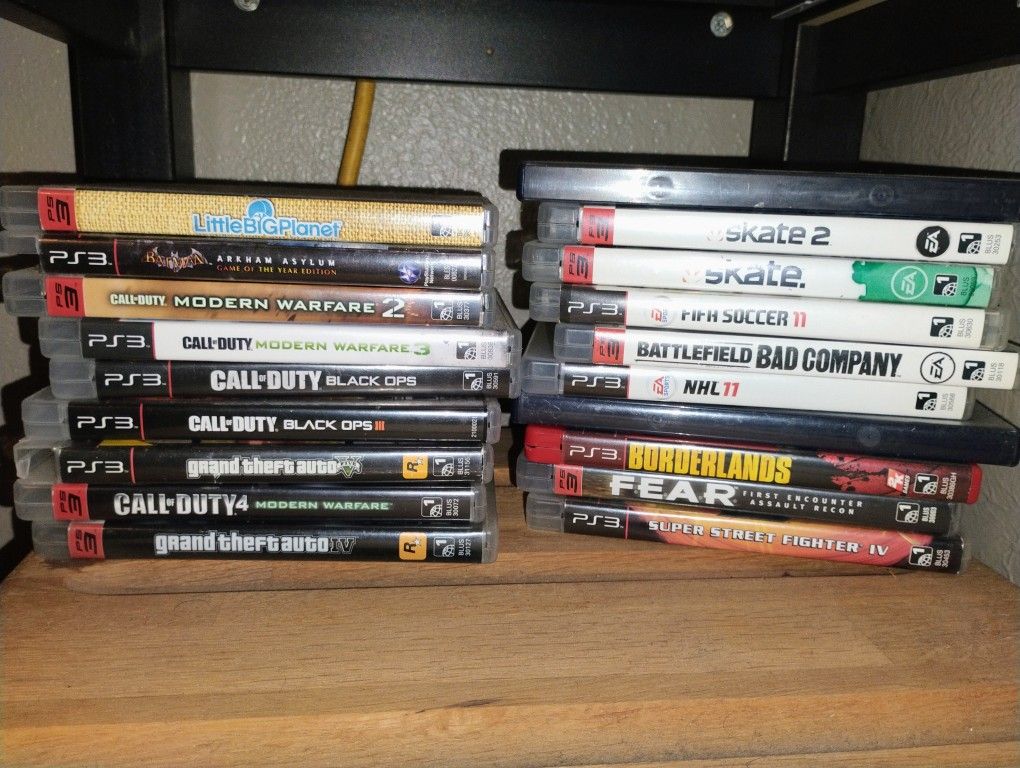 PS3 GAMES ALL WORK