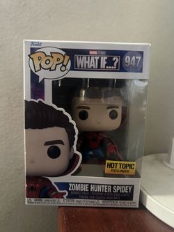 Zombie Hunter Spiderman Unmasked What If? Funko Pop
