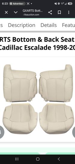 Escalade fitted/custom seat covers