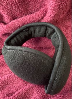 Soft Fleece Earmuffs Black Color