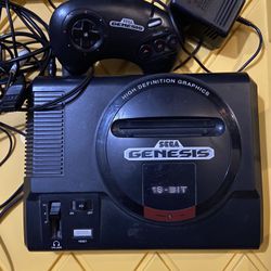 Sega Genesis Game Console With Controller And Games