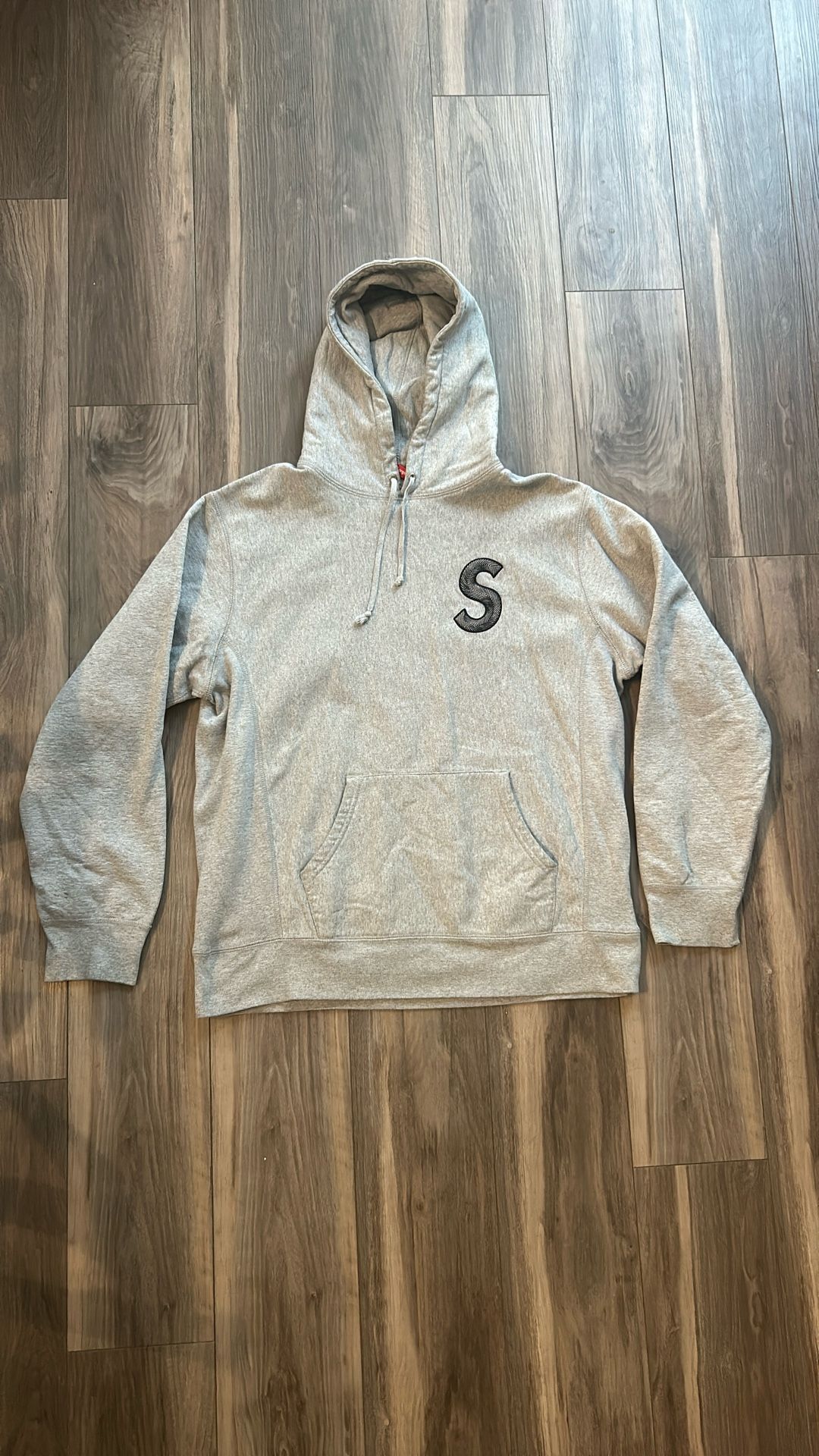 Grey Supreme Hoodie Size XL