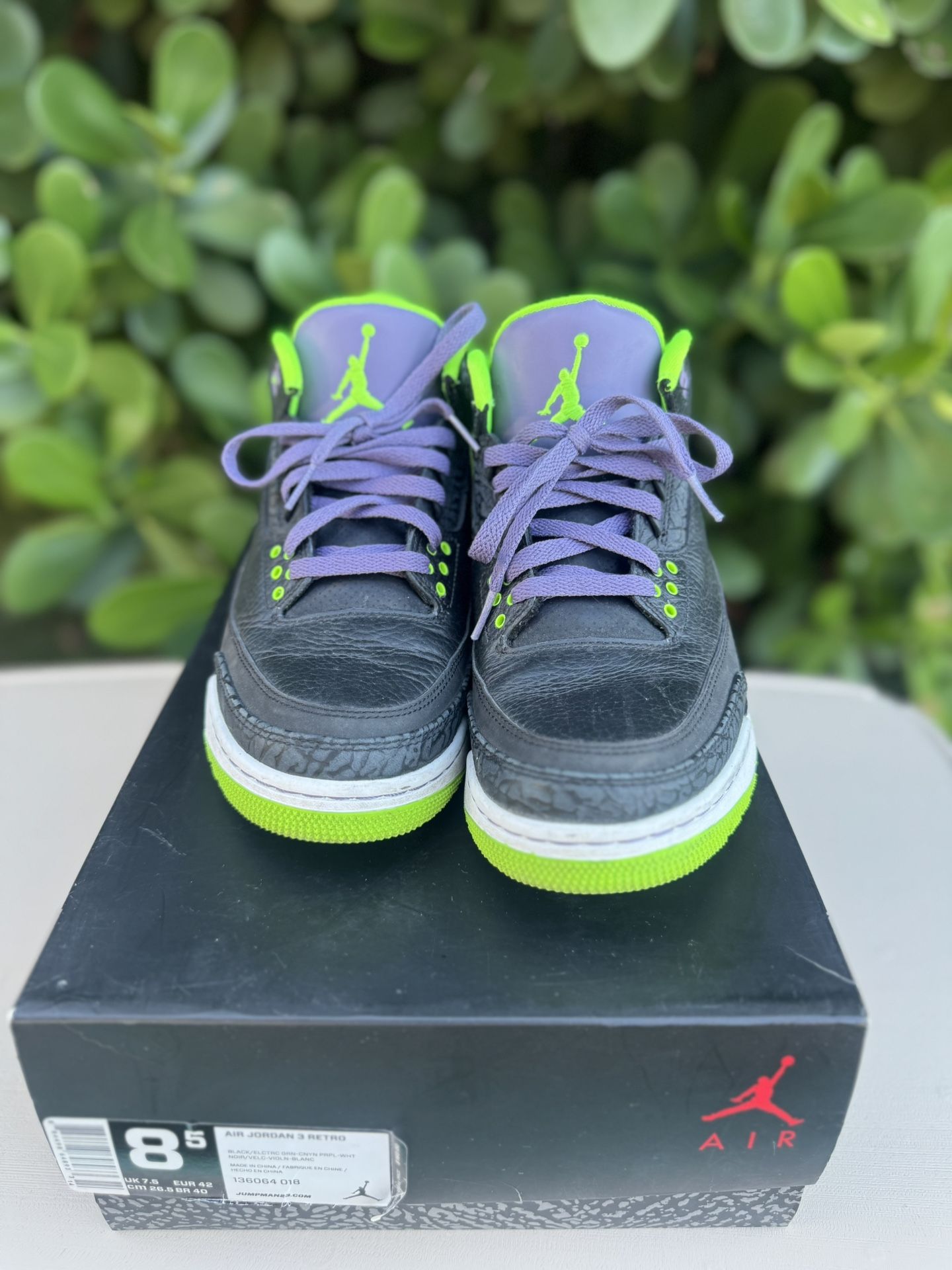 Jordan Joker 3s. Size 8.5 With box