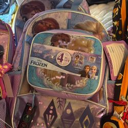 Frozen 4pc Set Backpack 